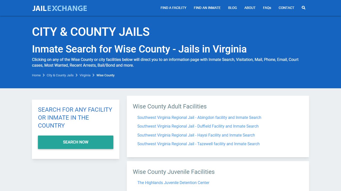 Wise County Jail Inmates | Arrests | Mugshots | VA